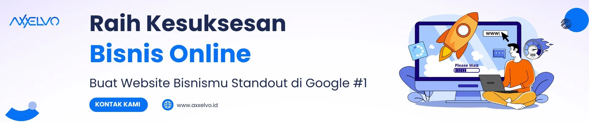 cta banner jasa pembuatan website axxelvo